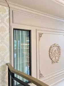 ผนังคิ้วบัวและช่องแสง โครงการ Supalai Elegance พหลโยธิน 50 บ้านหลังที่ 2