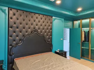 ห้องนอนและผนังหัวเตียงบุ โครงการ Supalai Elegance พหลโยธิน 50 บ้านหลังที่ 2