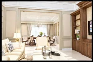 ภาพจำลองการออกแบบ โครงการบ้านคุณหญิง บุรีรัมย์ I006